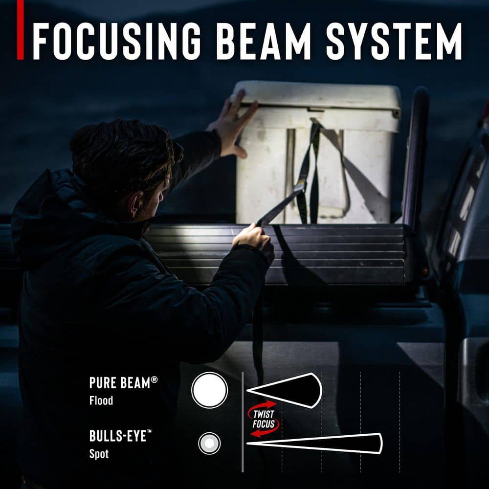 Coast FLX25R 1500 Lumens Rechargeable Flashlight with Voice Activation (4)
