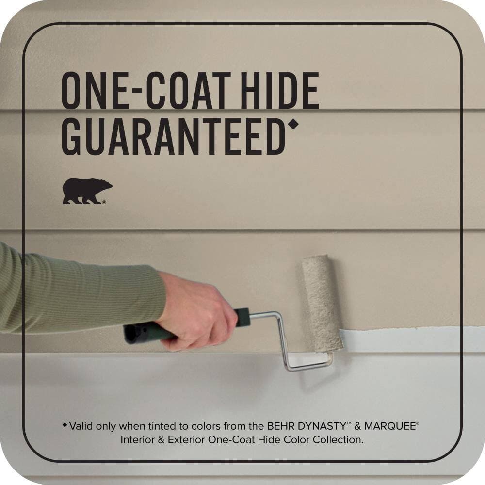 BEHR MARQUEE 1 gal. #N310-4 Desert Khaki Flat Exterior Paint & Primer (3)