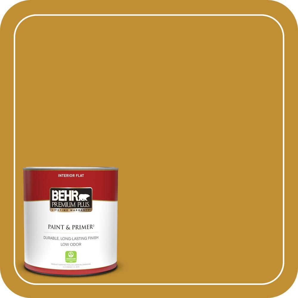 BEHR PREMIUM PLUS #M290-7 Turmeric Enamel Low Odor & Primer