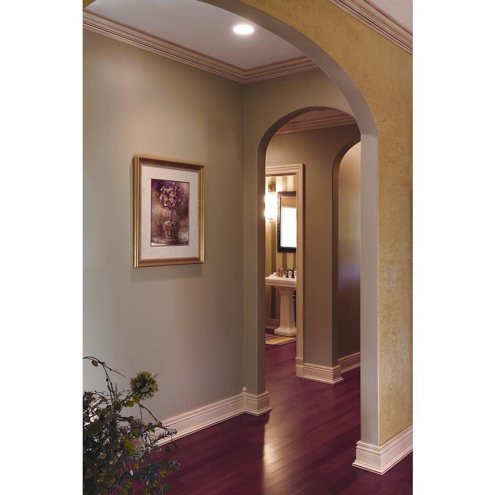 HOUSE OF FARA 7/16 in. D x 1-3/8 in. W x 84 in L Solid Pine Wood Stop Moulding Drip Cap Moulding (3)