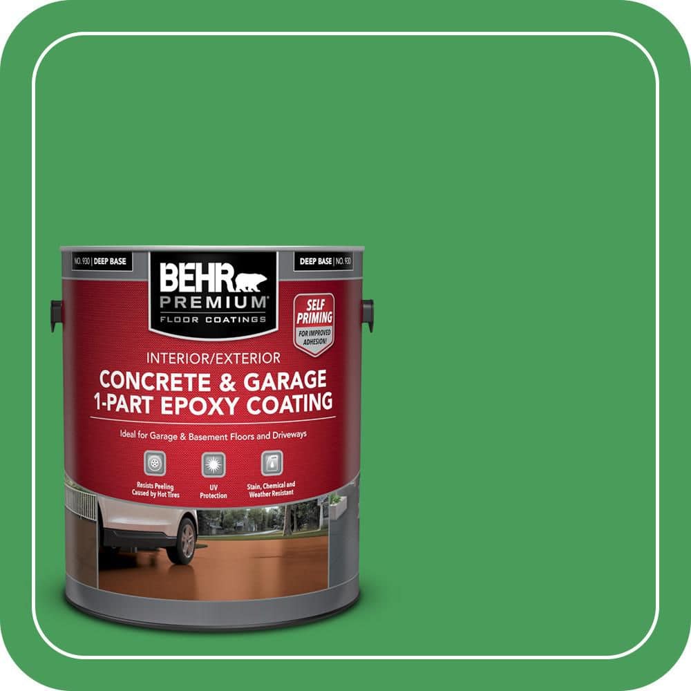 BEHR PREMIUM #P400-6 Self-Priming 1-Part Epoxy Satin Interior/Exterior Concrete and Garage Floor Paint (1)