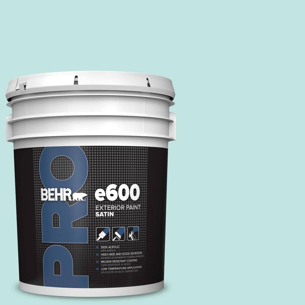 BEHR PRO 5 gal. #510C-2 Windwood Spring Satin Exterior Paint