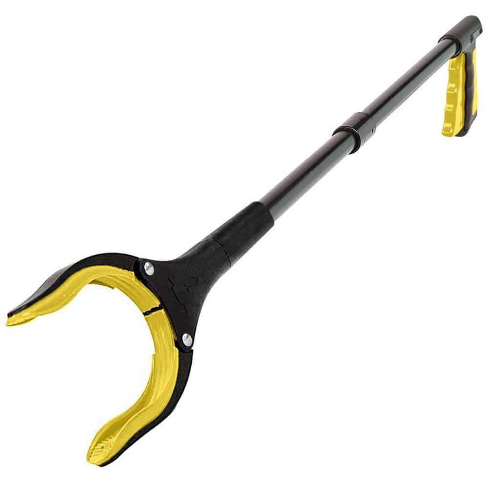 Misopily 32 in. Foldable Grabber Reacher Tool Lightweight Aluminum Strong Grip Magnetic Tip Trash Picker Claw (2-Pack)