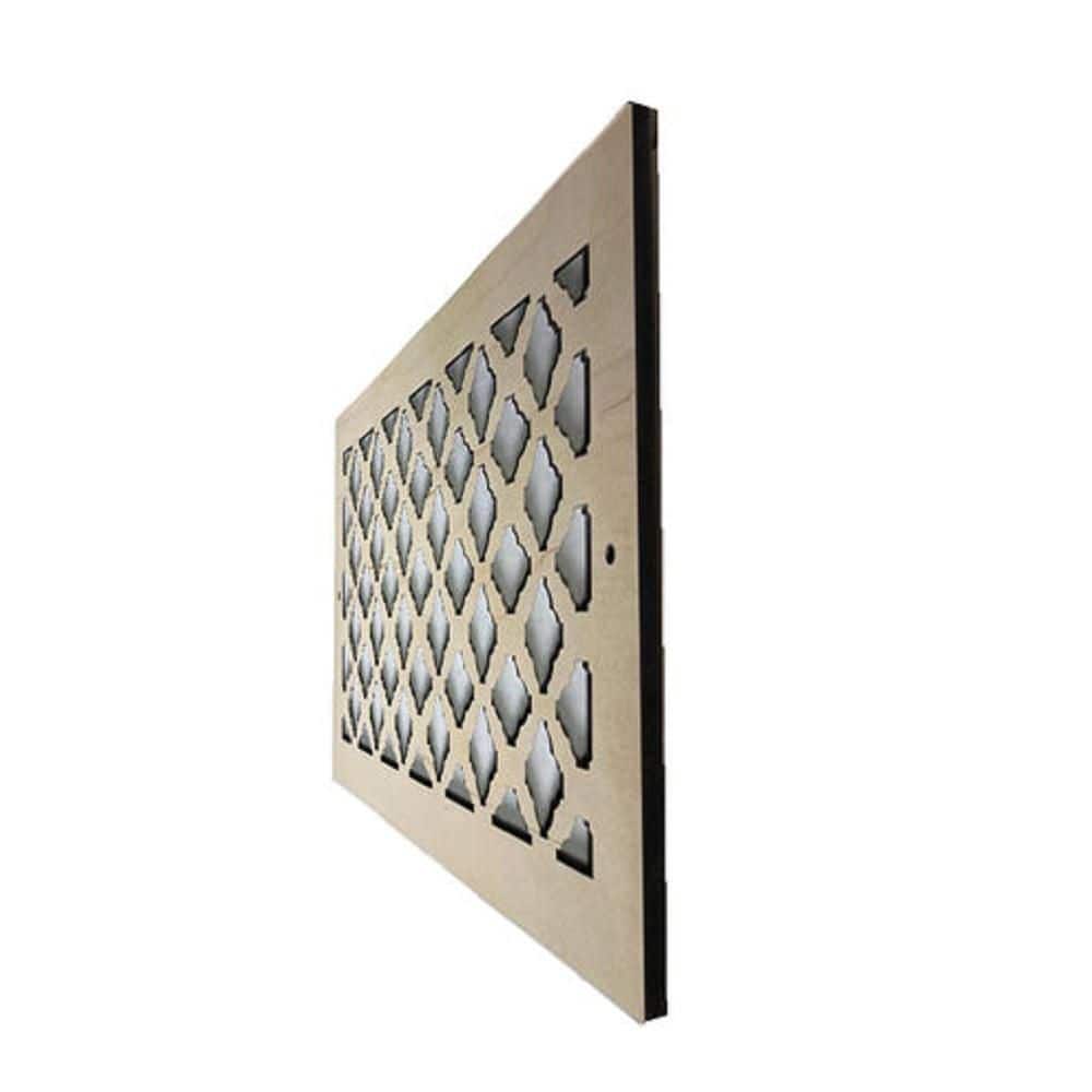 STELLAR Imperials Wall And Ceiling Registers 6x14 (Duct Opening) 8x16 Overall Size - Wooden Screw-in Decorative Vent Cover (2)