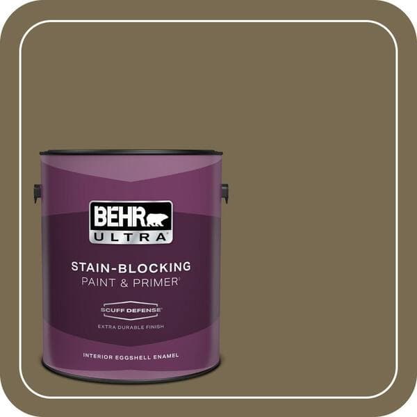 BEHR PREMIUM PLUS #750D-6 Lemon Pepper Enamel Low Odor & Primer (2)