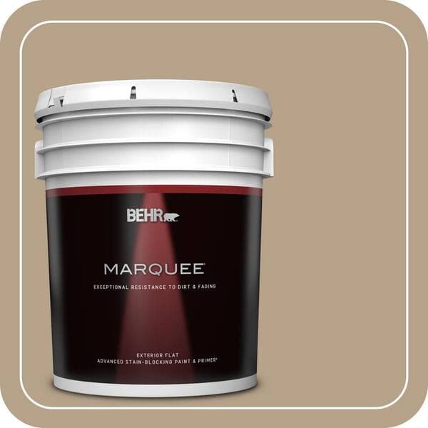 BEHR MARQUEE 5 gal. #PPU7-06 Chateau Flat Exterior Paint & Primer (2)