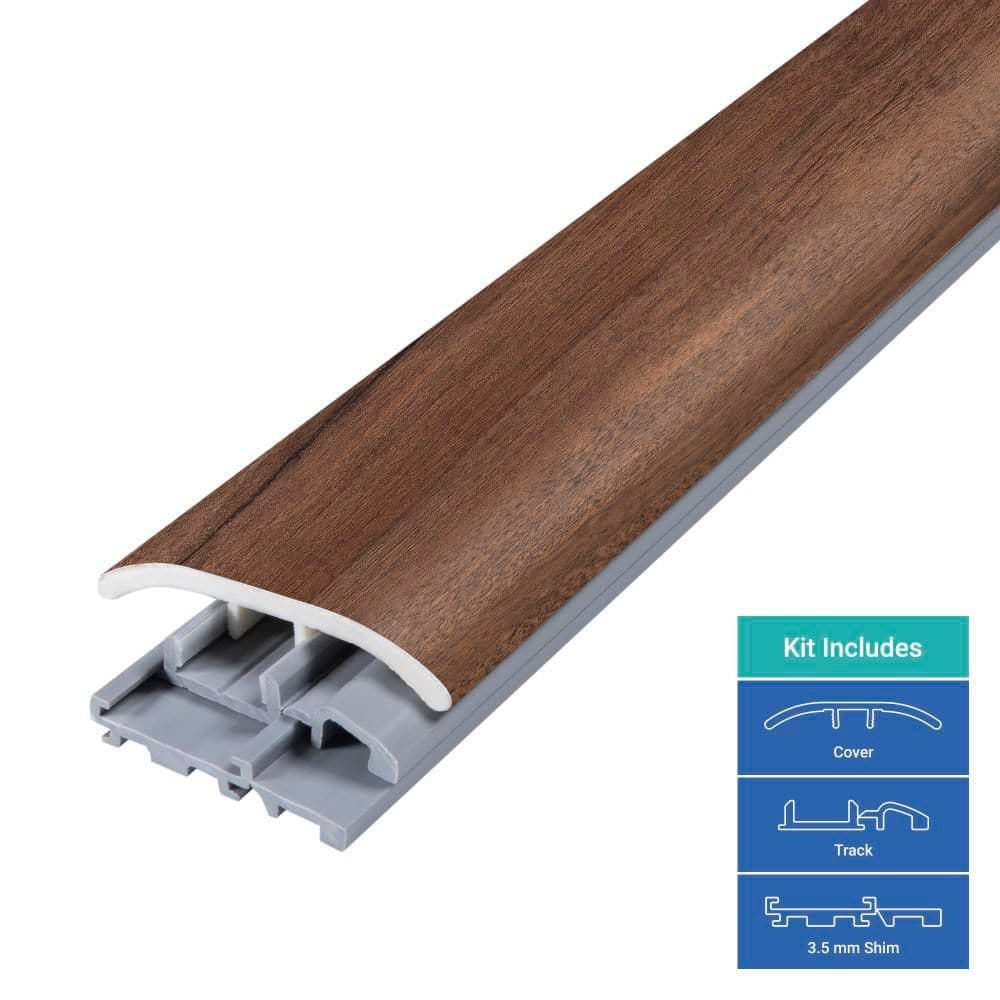 PERFORMANCE ACCESSORIES Butler 0.31 in. T x 2 in. W x 78.7 in. L Vinyl 4-in-1 Molding (3)