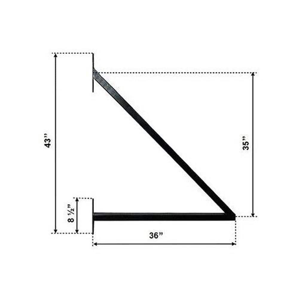 ALEKO Prague Style 14 ft. W x 6 ft. H Black Steel Single Slide Driveway with Gate Opener Fence Gate (2)