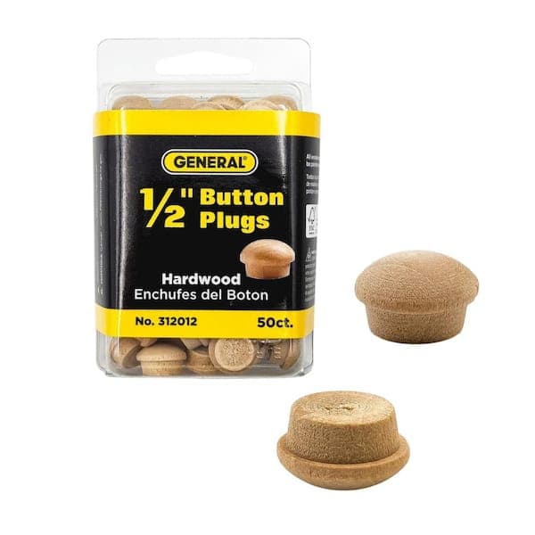 General Tools 1/2 in. Button Plugs