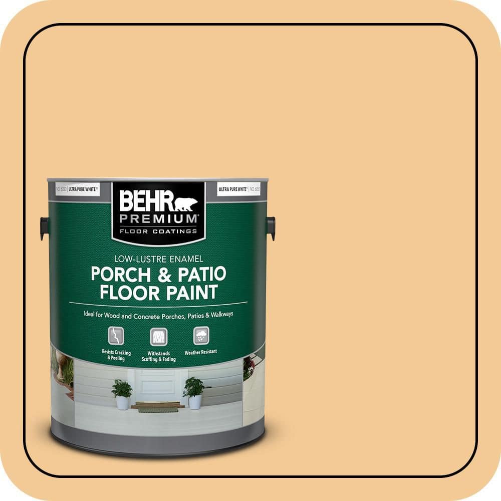 BEHR PREMIUM #M260-4 Textured Low-Lustre Enamel Interior/Exterior Porch and Patio Anti-Slip Floor Paint (1)