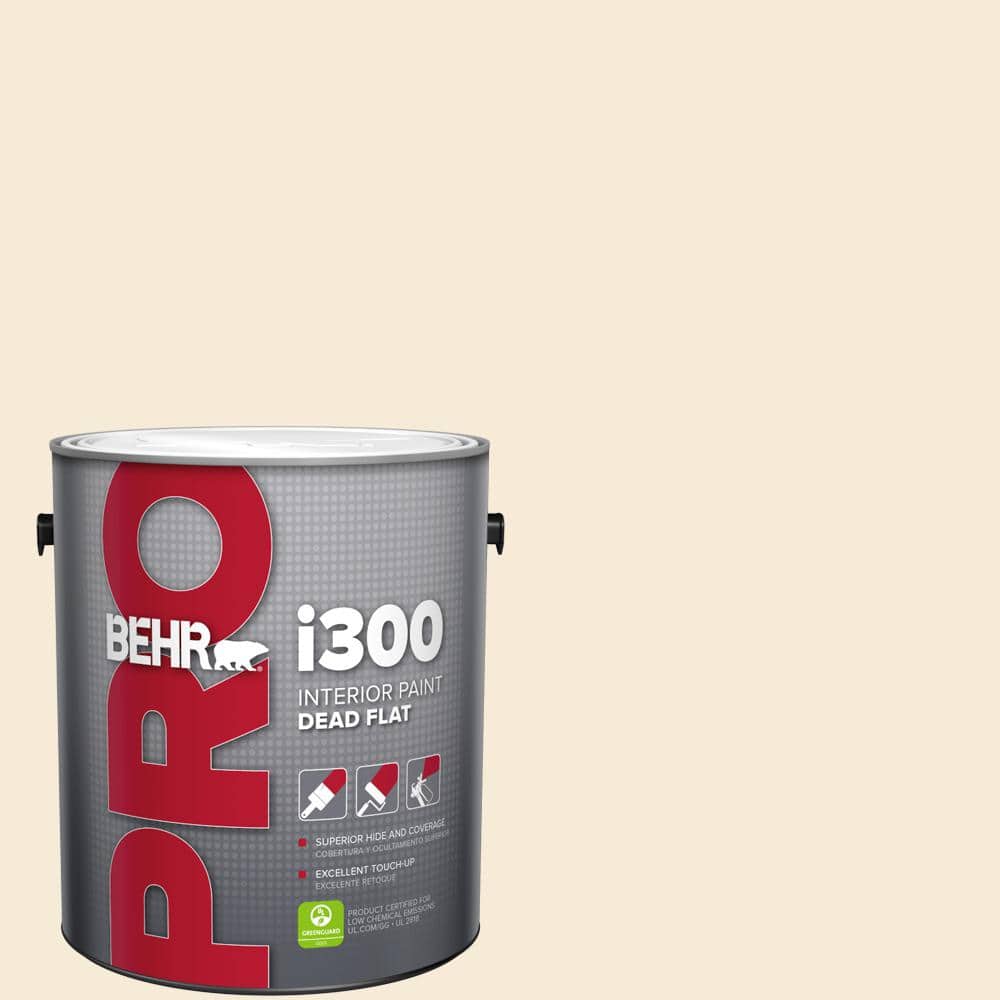 BEHR PRO 1 gal. #ECC-13-2 Quiet Shore Dead Flat Interior Paint