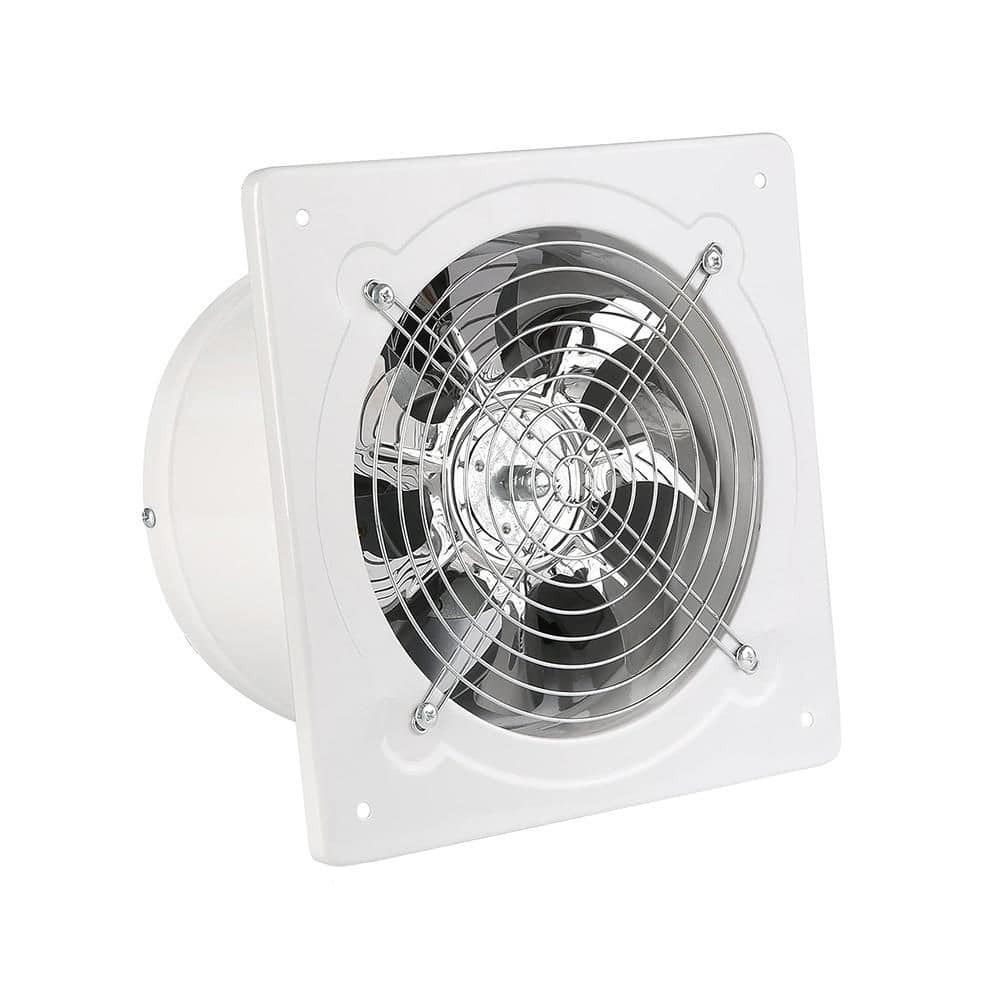 Unbranded 500 CFM White Electric Power Gable Mount Exhaust Fan Ventilation with Power Cord, Quiet Operation and Durable