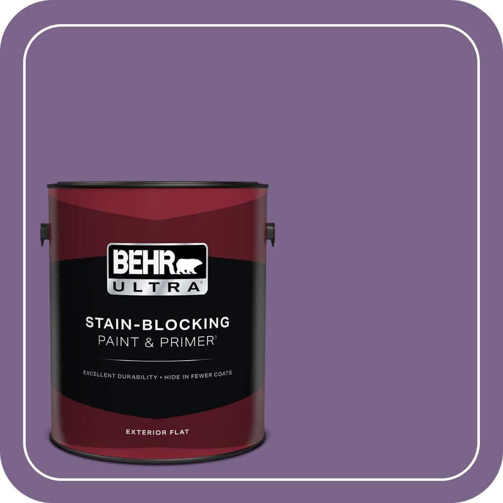 BEHR ULTRA 1 gal. #M570-6 Notorious Flat Exterior Paint & Primer (1)