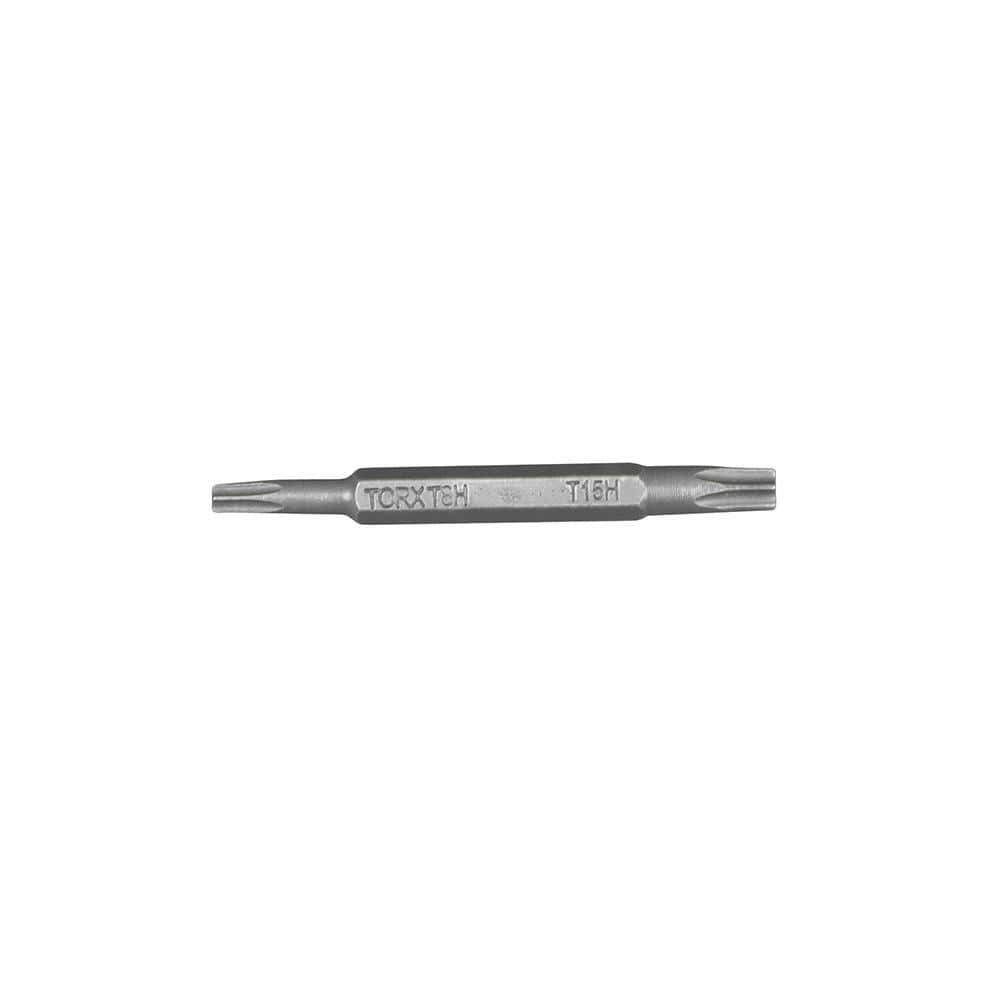 Klein Tools 4-in-1 Electronics T8 T15 Tamperproof TORX Replacement Bits (2-Pack) (1)