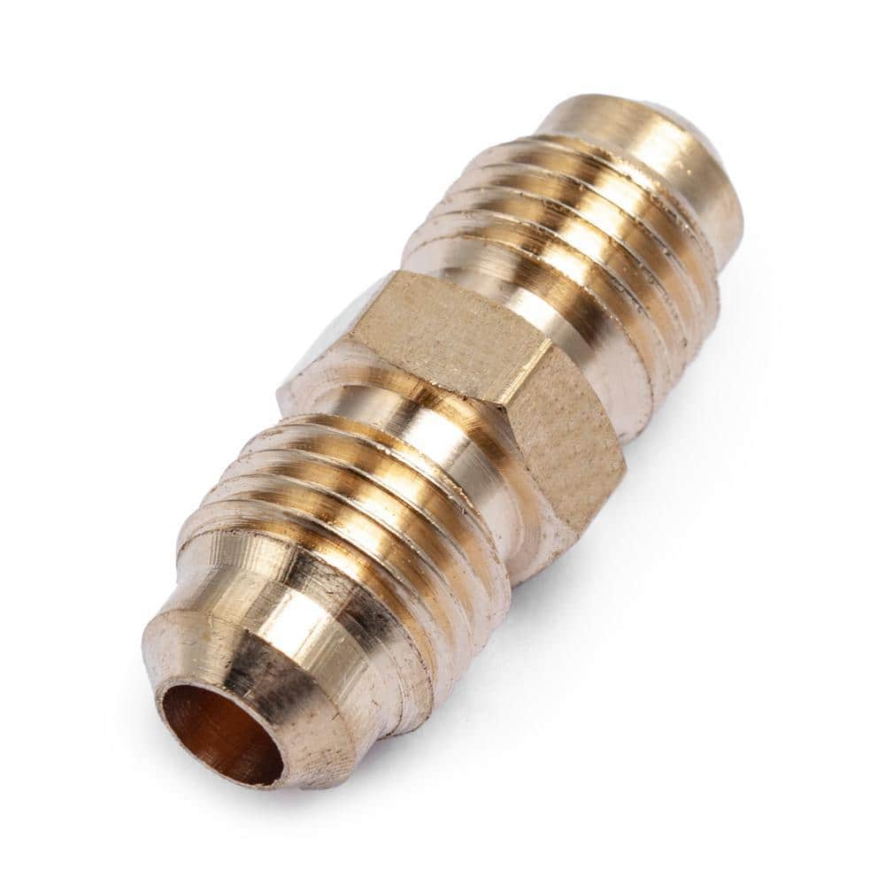 LTWFITTING 1/4 in. OD Flare Brass Coupling Fitting (5-Pack) (2)