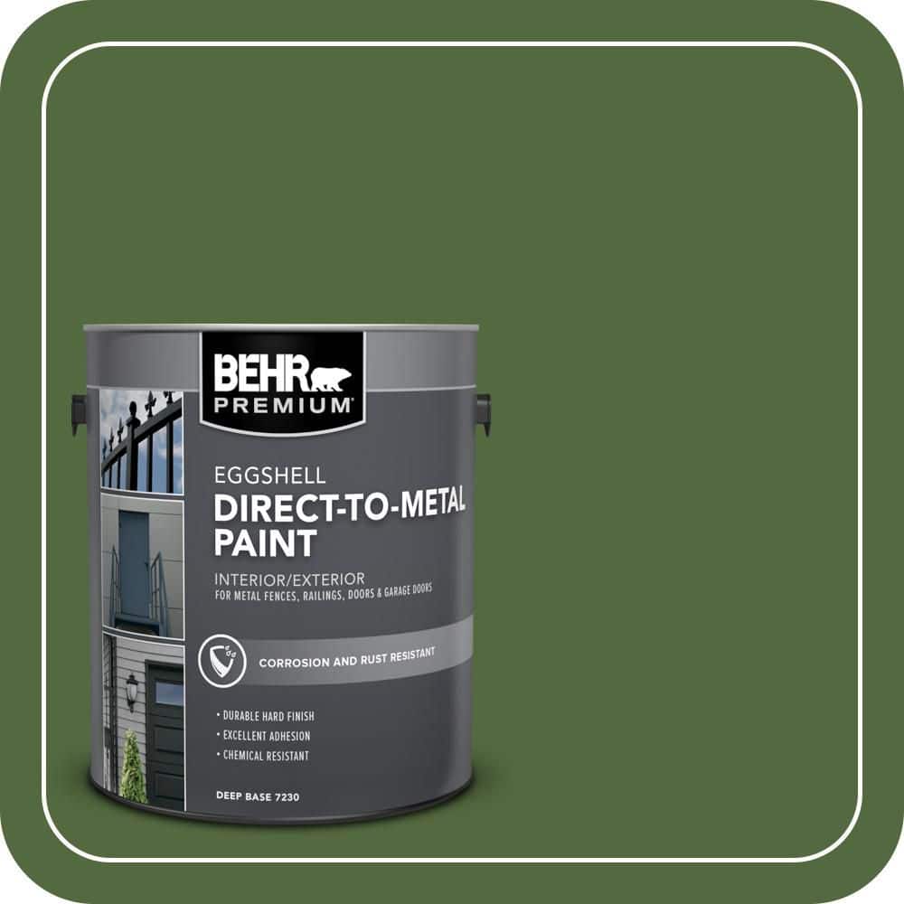 BEHR PREMIUM 1 gal. #M380-7 Alfalfa Extract Eggshell Direct to Metal Interior/Exterior Paint