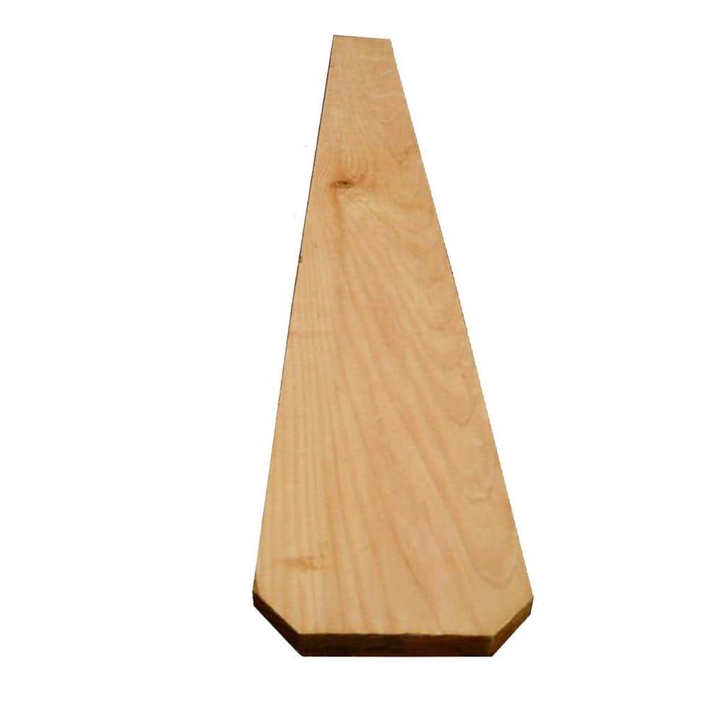 Unbranded 5/8 in. x 5-1/2 in. x 6 ft. Cedar Dog-Ear Wood Fence Picket (3)