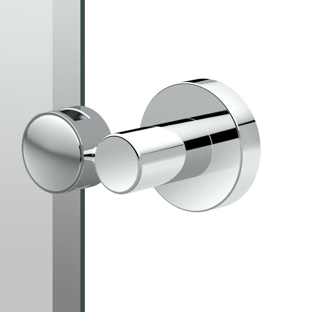 Gatco Glam 24 in. W x 32 in. H Frameless Oval Beveled Edge Bathroom Vanity Mirror in Chrome (2)