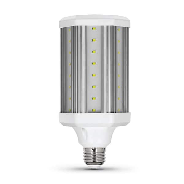 Feit Electric 300-Watt Equivalent Corn Cob E26 with E39 Mogul Adapter High Lumen HID Utility LED Light Bulb Daylight (5000K) (1-Pack)