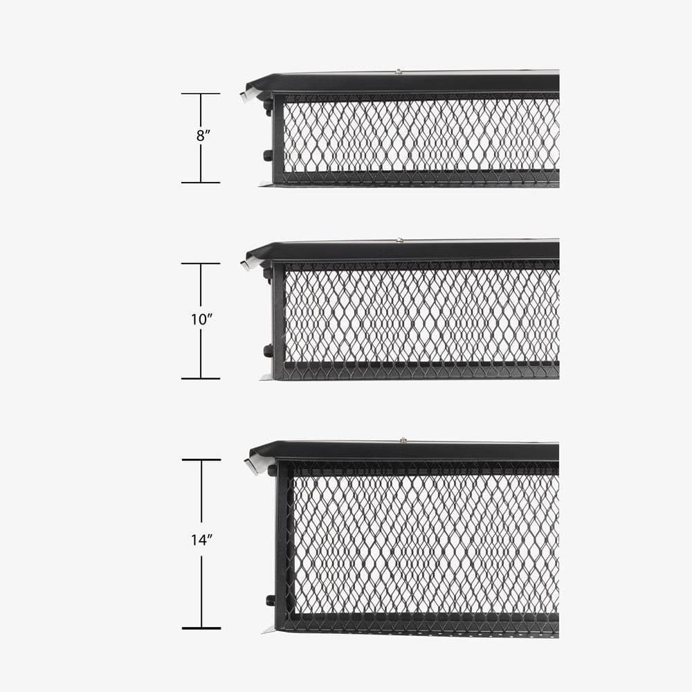 BigTop 29 in. x 17 in. x 10 in. H Chimney Cap in Black Galvanized Steel (2)