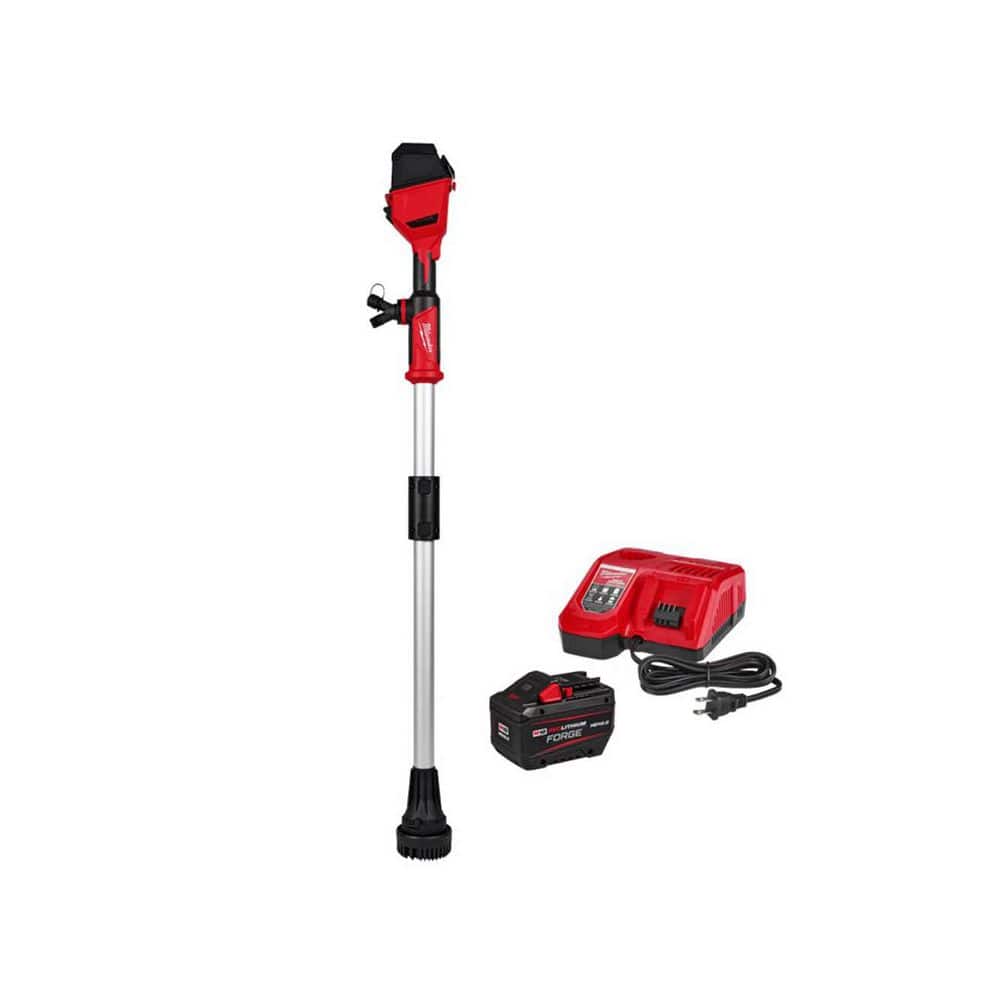 Milwaukee M18 18-Volt Lithium-Ion Cordless Brushless Stick Transfer Pump with M18 REDLITHIUM FORGE 12. 0Ah Battery & Rapid Charger