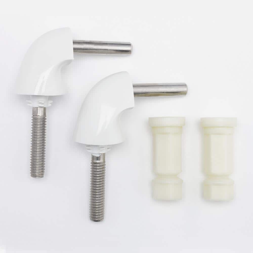 BEMIS Commercial Elongated Never Loosens Plastic Toilet Seat in White (4)