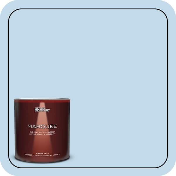 BEHR MARQUEE 1 qt. #M520-2 After Rain Matte Interior Paint & Primer (2)