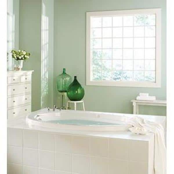 Aquatic Belmont I 59 in. Reversible Drain Acrylic Air Bath Tub in Biscuit (1)