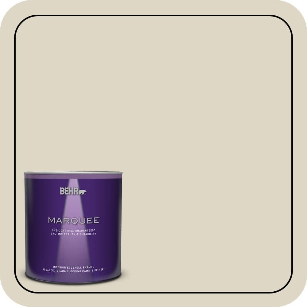 BEHR MARQUEE 1 qt. #PPU8-15 Stonewashed One-Coat Hide Eggshell Enamel Interior Paint & Primer
