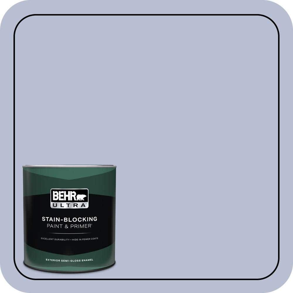 BEHR ULTRA 1 qt. #PPU15-15 Sweet Juliet Semi-Gloss Enamel Exterior Paint & Primer (1)