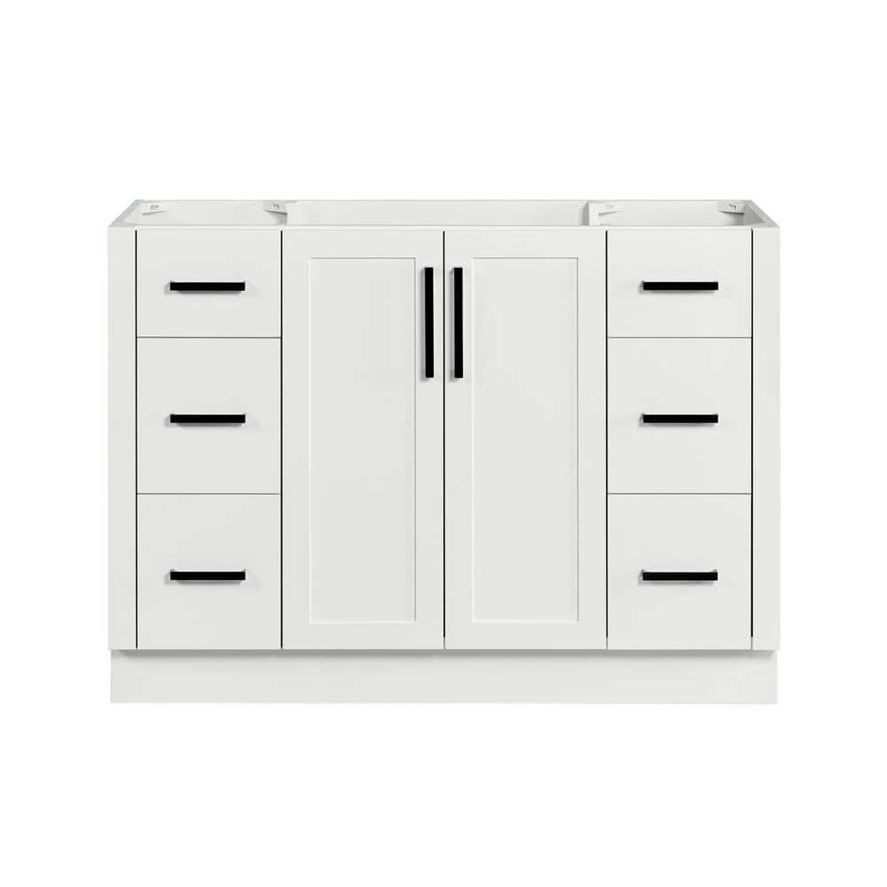 ARIEL Loren Single Sink Freestanding Bathroom Vanity Cabinet without Top (1)