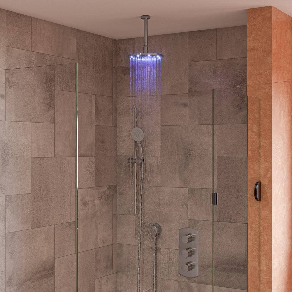 ALFI BRAND 6 in. Wall Mount Shower Arm in Brushed Nickel (3)
