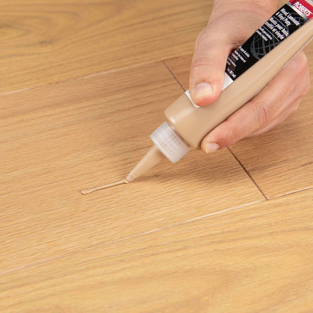 ROBERTS Palette Quick-Repair Putty 3 oz. Tan for Wood, Laminate, and Vinyl Flooring (4)