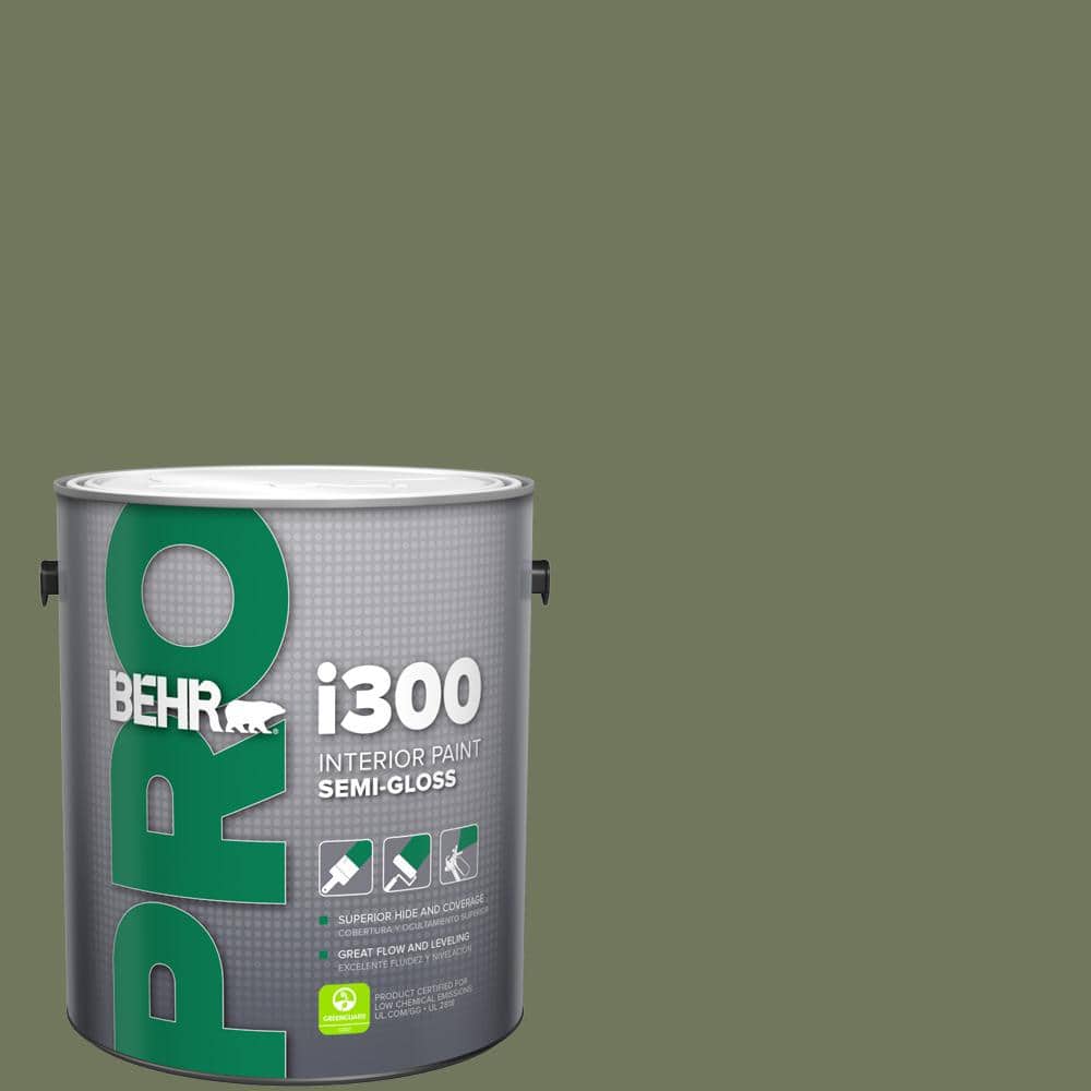 BEHR PRO 1 gal. #420F-6 Egyptian Nile Semi-Gloss Interior Paint
