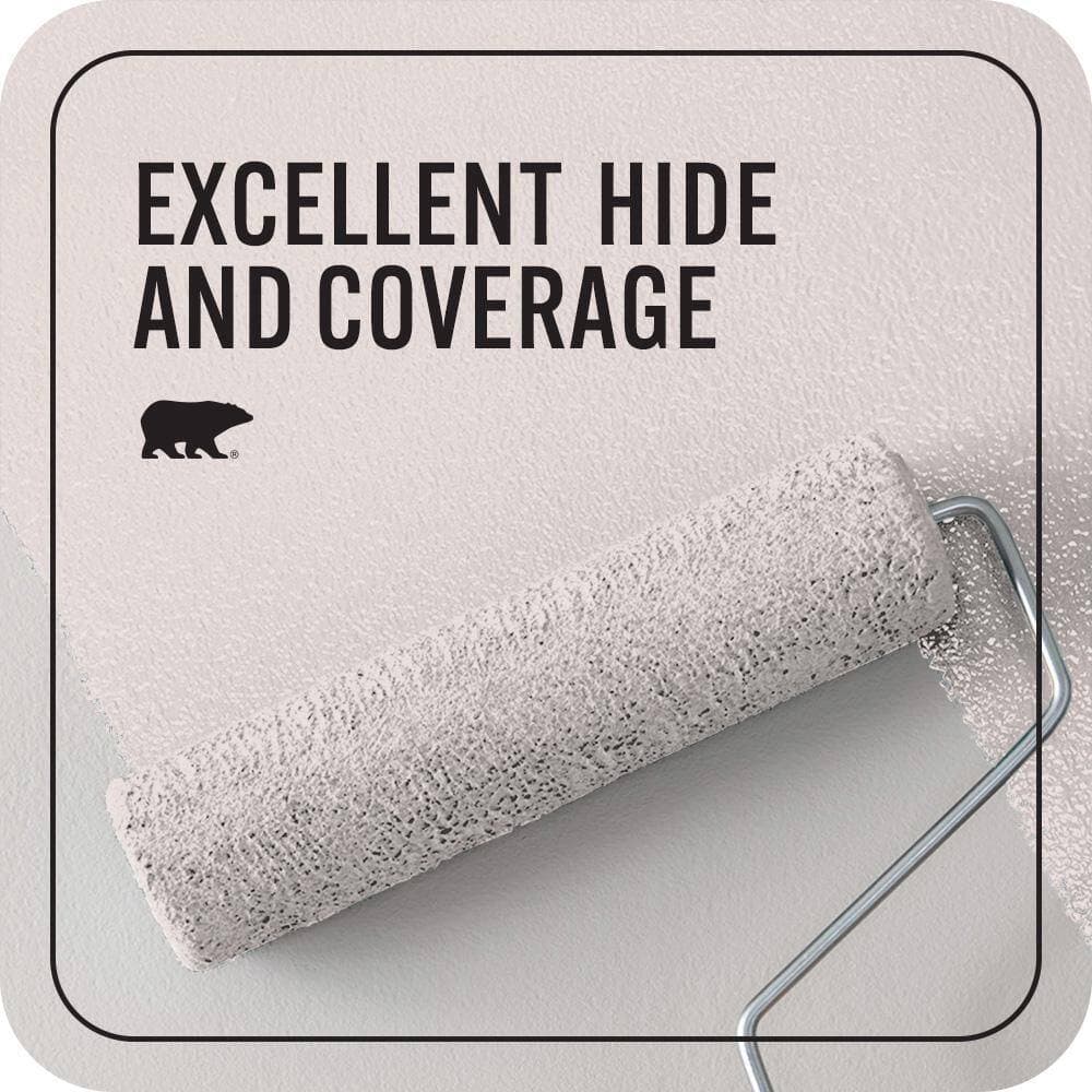 BEHR PREMIUM PLUS 1 qt. #720A-2 Memories Flat EcoMix Plant-Based Interior Paint & Primer (2)
