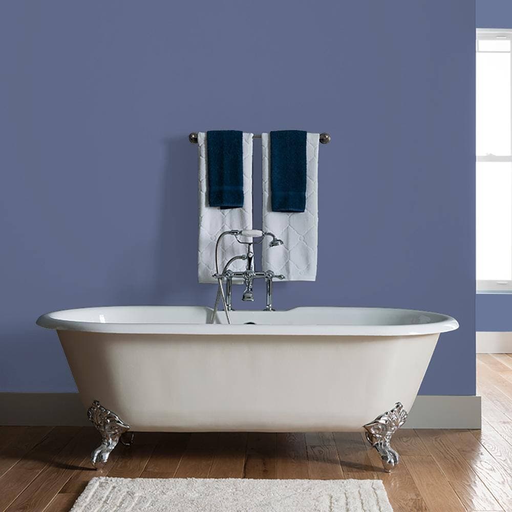Glidden 8 oz. PPG1168-6 Grape Haze Satin Interior Paint Sample (4)