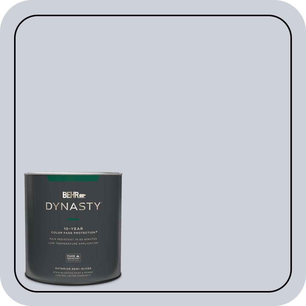 BEHR DYNASTY 1 qt. #620E-2 Naturally Calm Semi-Gloss Exterior Stain-Blocking Paint & Primer