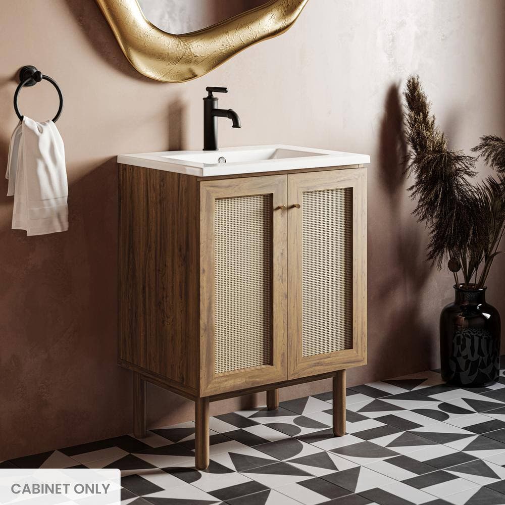 Swiss Madison Classe 23.55 in. W x 17.85 in. D x 32.5 in. H Single Sink Bath Vanity Cabinet without Top in Oak (2)