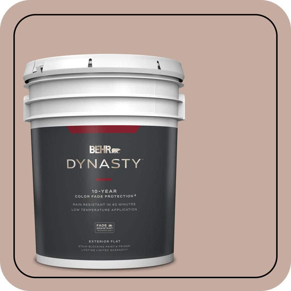 BEHR DYNASTY 5 gal. #PMD-94 Floral Arrangement Flat Exterior Stain-Blocking Paint & Primer