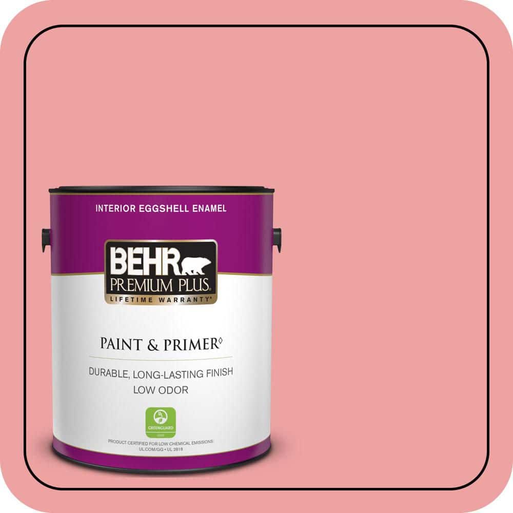 BEHR PREMIUM PLUS 1 gal. #P170-3 Infatuation Eggshell Enamel Low Odor Interior Paint & Primer