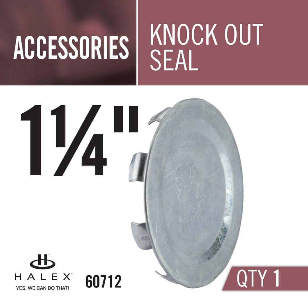 Halex 1-1/4 in. Knockout Seal (4)