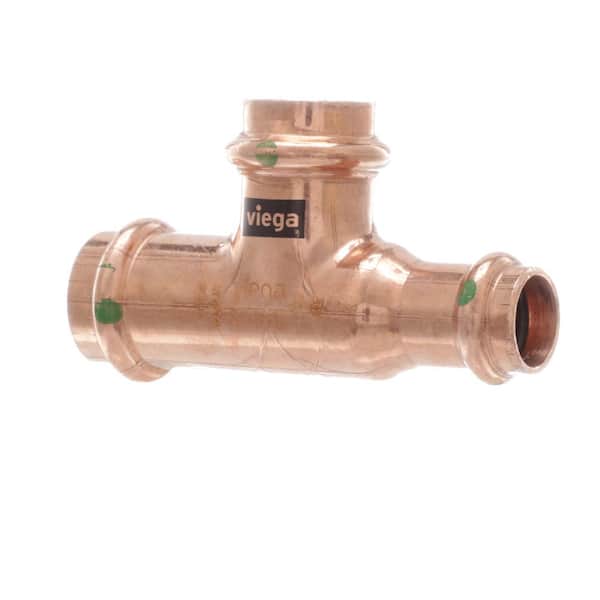 Viega ProPress 3/4 in. x 1/2 in. x 3/4 in. Press Copper Reducing Tee (2)