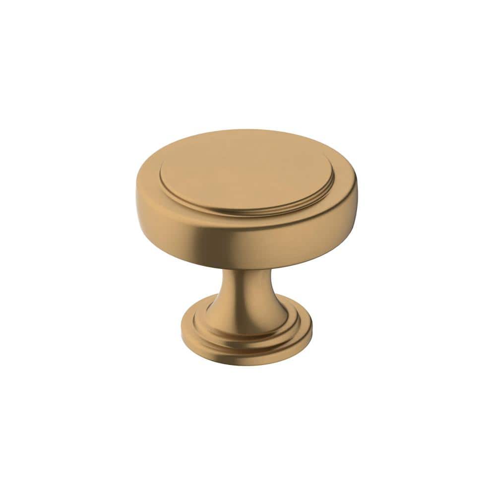 Amerock Exceed 1-1/2 in. (38mm) Modern Champagne Bronze Round Cabinet Knob