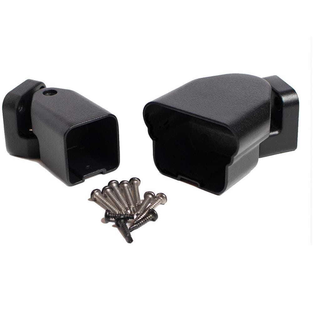 Pegatha Plus Black Aluminum Textured Multi Angle Bracket Kit (2-Piece)