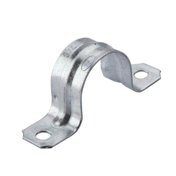 Halex . Standard Fitting Electrical Metallic Tube (EMT) 2-Hole Straps (4)