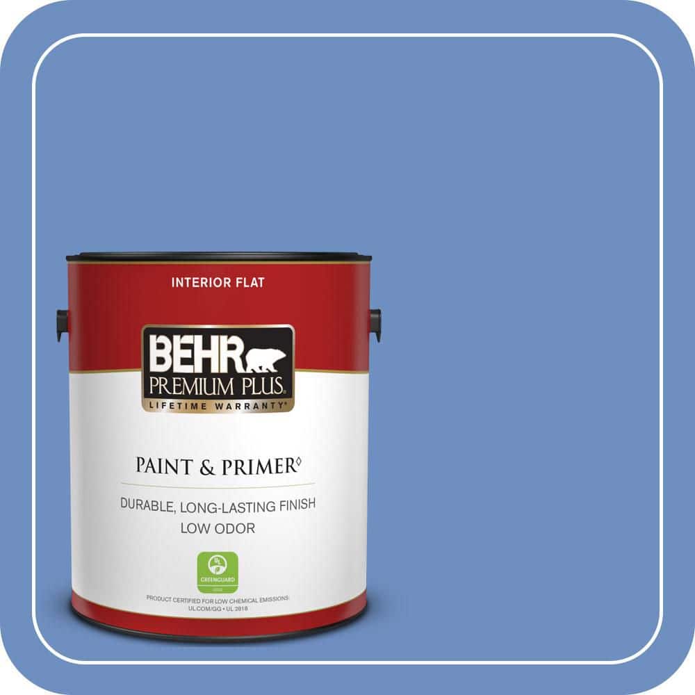 BEHR PREMIUM PLUS #590B-5 Purple Hyacinth Enamel Low Odor & Primer