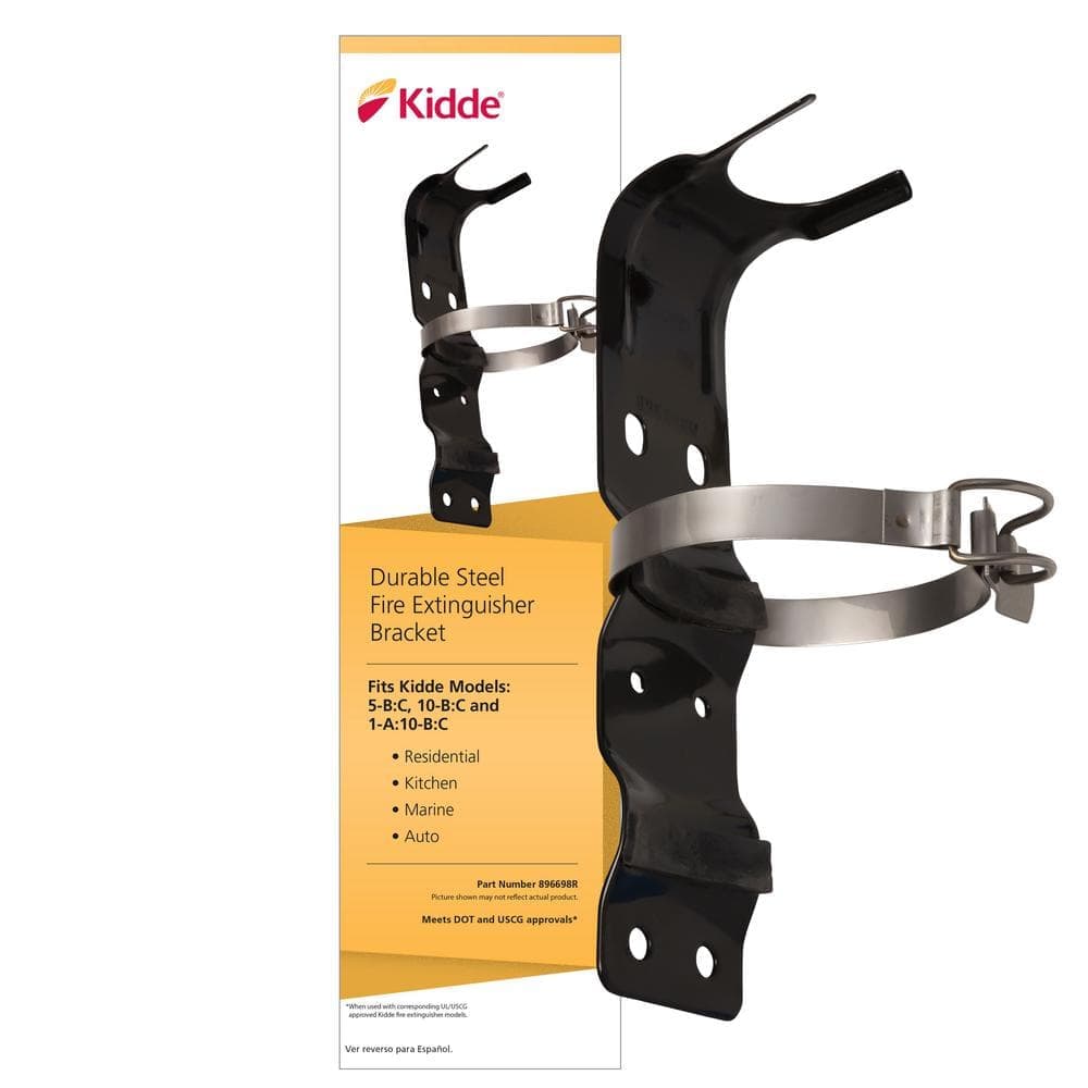 Kidde Steel Fire Extinguisher Cabinet Mount for 2.5 lb. Fire Extinguisher, 896698R