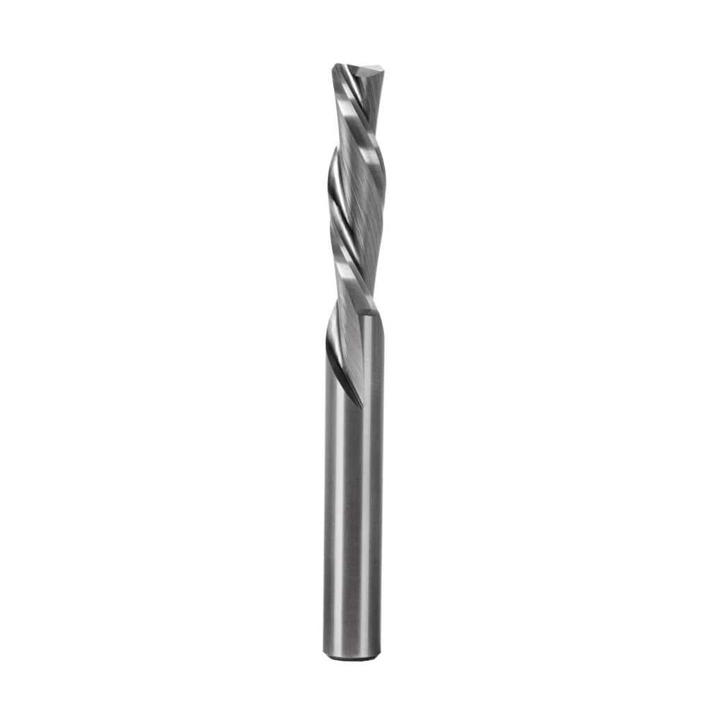 ‎POWERTEC 1/4 in. Shank Solid Carbide Spiral Router Bit with Down Cut, 1/4 in. Cutting Diameter and 1 in. Cutting Length (3)
