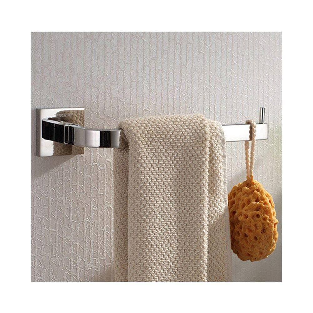 Tahanbath 16- 28 in. Wall Mounted Single Towel Bar Adjustable Matte Black (3)