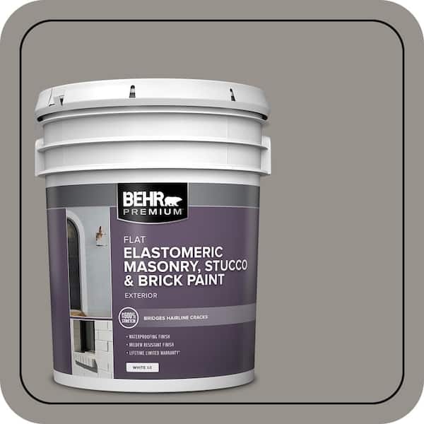 BEHR PREMIUM 5 gal. #PPU18-16 Elephant Skin Elastomeric Masonry, Stucco and Brick Exterior Paint (2)